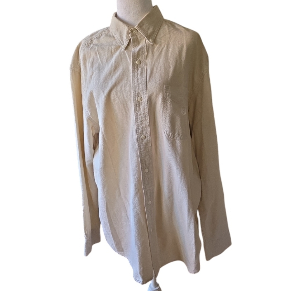 Chaps button down long sleeve shirt